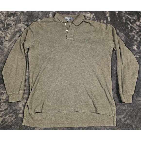 Lauren Ralph Lauren Other - Ralph Lauren Harlow Gray Soft Cool Cotton L/S Button Down Pony Shirt Mens L